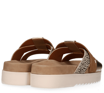 BARI slippers in Cognac