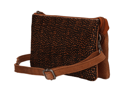 Clutch Pixel Cognac