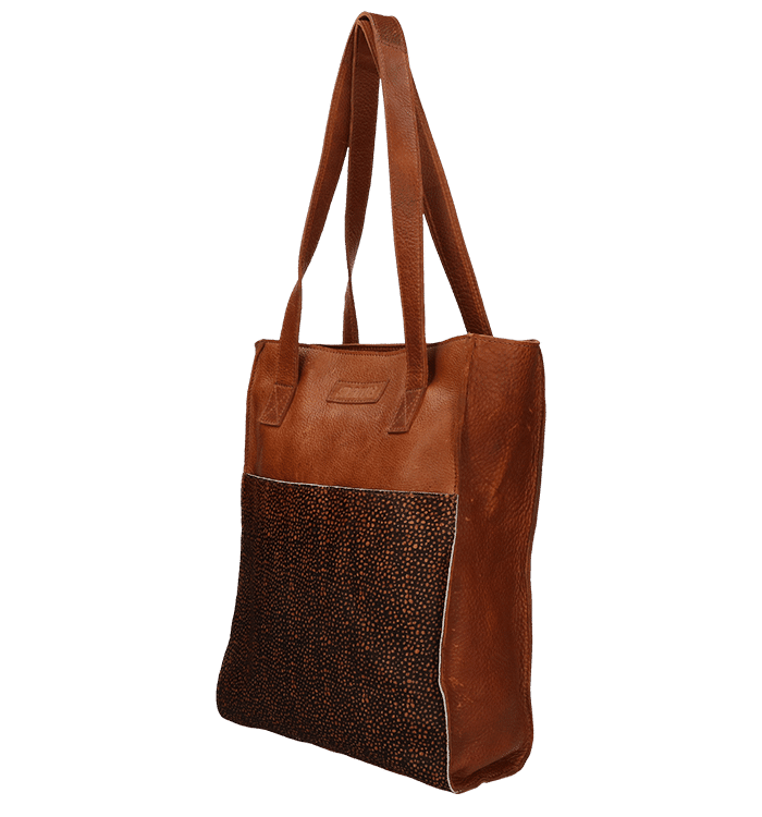 Shopper Pixel Cognac