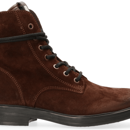 Anabela Lace-up boots Brown