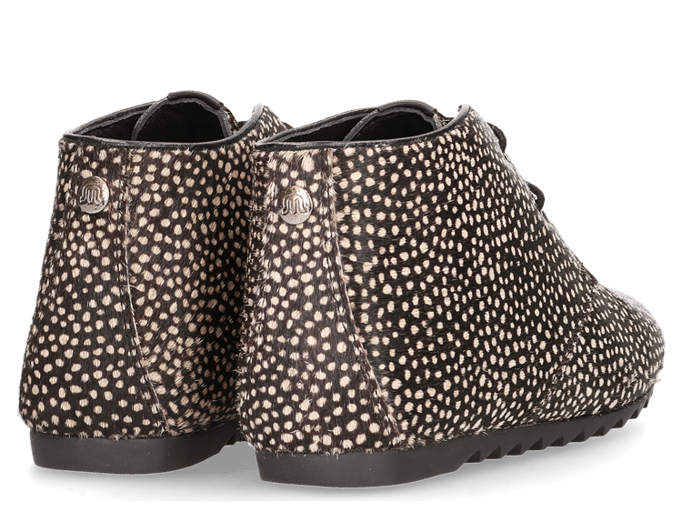 Ginny Lace-up Shoes Pixel Black