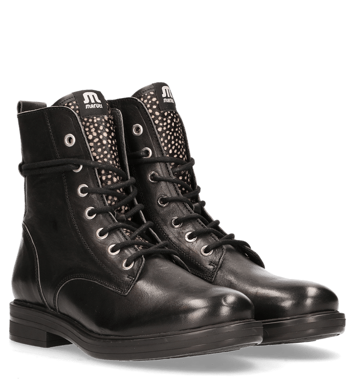 Anabela Lace-up boots Black
